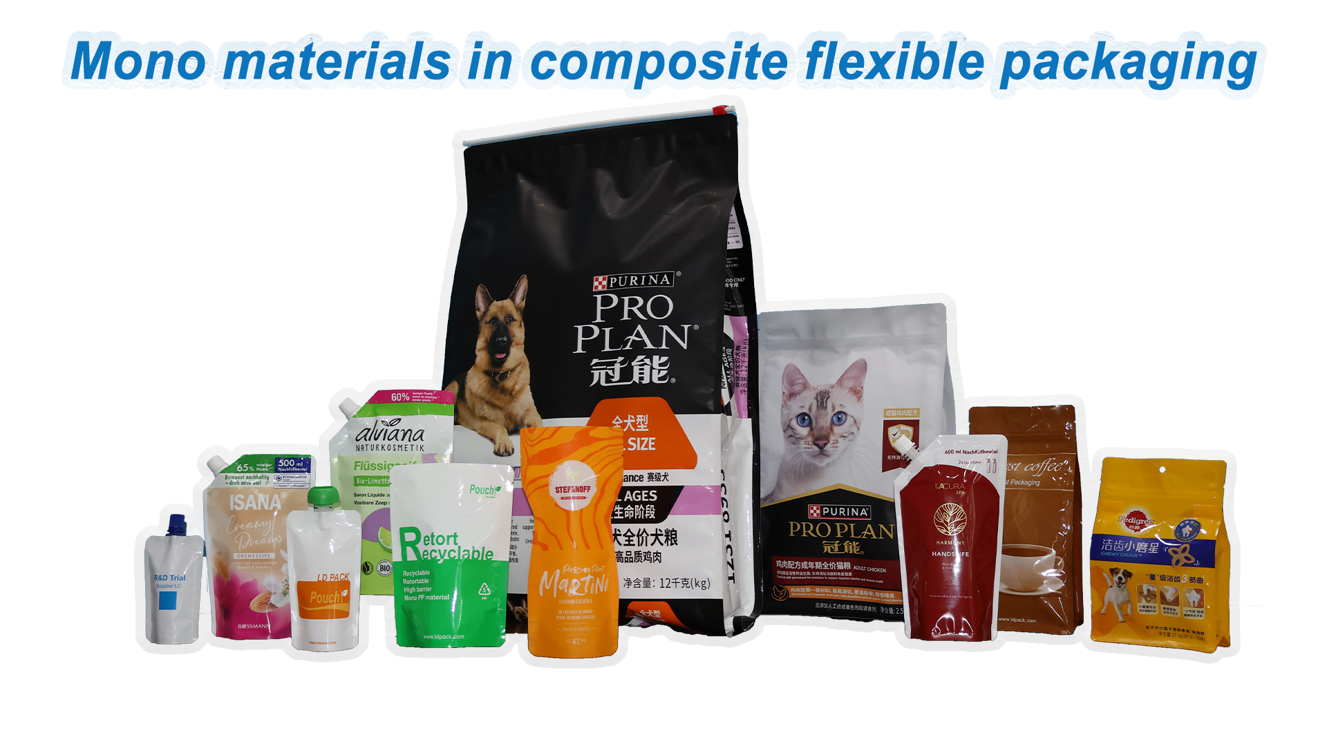 Embalagem de material único