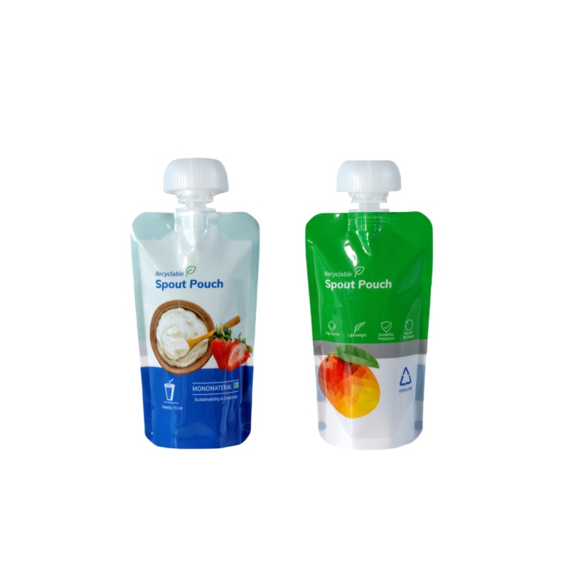 Embalagem com bico recicl&aacute;vel
